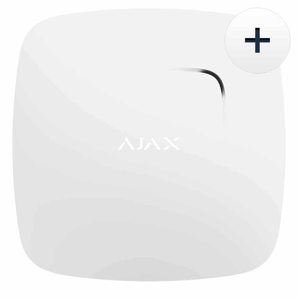 Ajax FireProtectPlus - vita Brandvarnare och brandlarm från Ajax - Sammankopplade brandvarnare - larmcentral