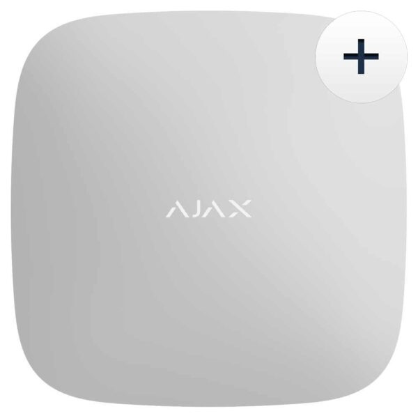 Ajax Hub2 plus är en centralenhet för hem och företagslarm