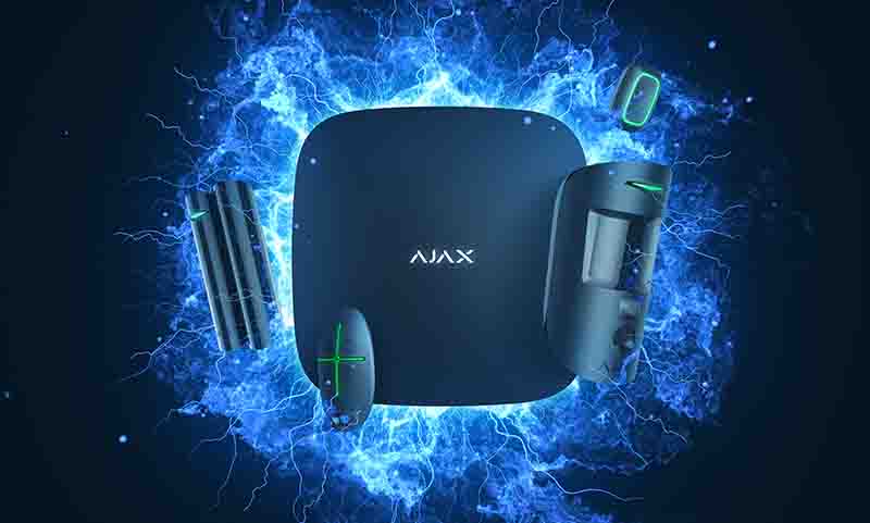 Ajax larmpaket finns för Ajax Hub2 och Ajax Hub2 Plus