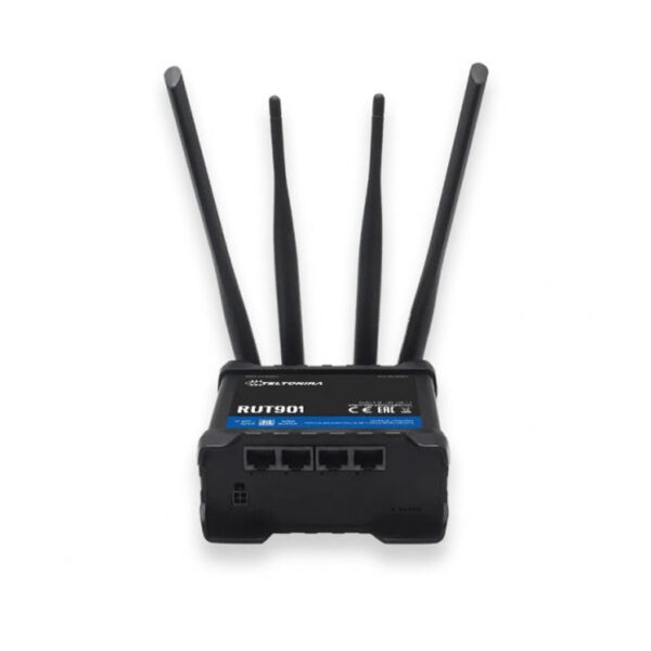 Teltonika RUT901 - 4G Router med Wi-fi med flera antenner både för mobilsignal och Wi-Fi signal
